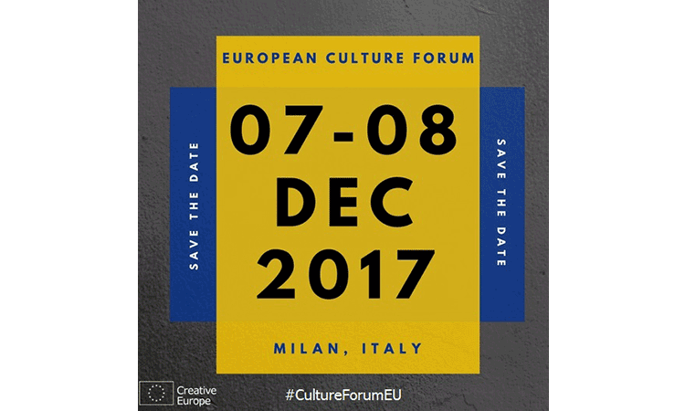 Европейският културен форум ще се проведе в Милано през декември 